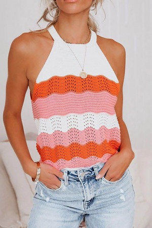 A4T-0003 / JOSHUAUSA<br/>Color block Tank Top
